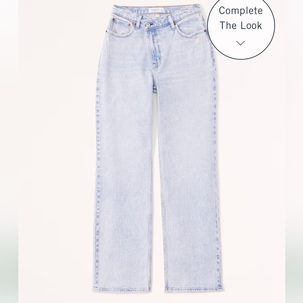 Curve Love High Rise 90s Relaxed Jean - Criss Cross Band